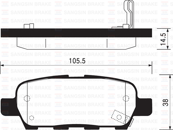 HI-Q SP1184 | Fren Balatası Arka Qashqai (J10): Xtrail (T30, T31) 01-13: Juke (F15) 10-14