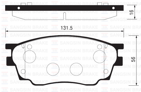 HI-Q SP2027 | / Fren Balatası Ön Mazda 6 1.8Cc 16V 02-09 120Hp