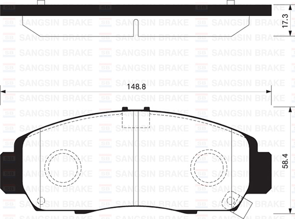 HI-Q SP2114 | Fren Balatası Ön Civic (Fd): (Fb) 1.6:1.8 06-16
