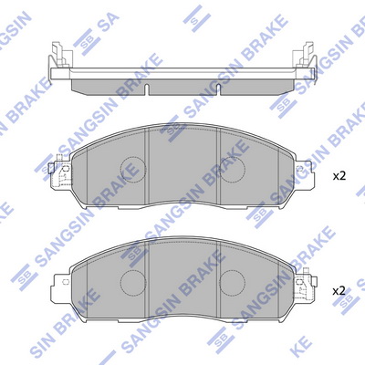 HI-Q SP4080 | Fren Balatası Ön Navara (D23) 2.3 DCI 16 -