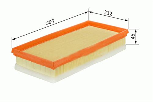 SARDES SA377VS | Hava Filtresi Volkswagen Sharan 19 TDI 02-Ford Galaxy 20I 95 -