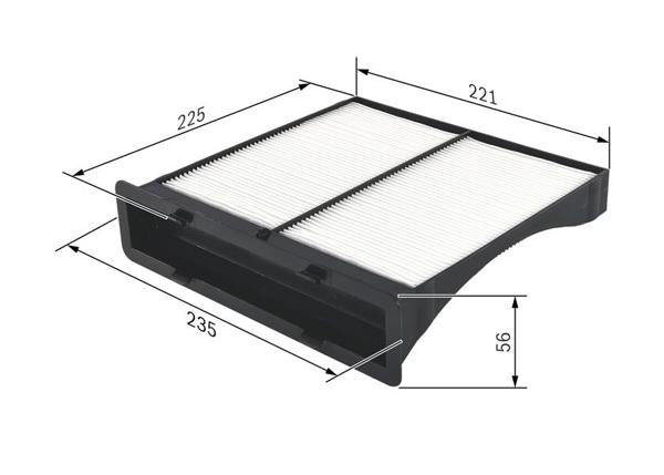 SARDES SC3189 | Subaru Forester SH, Impreza 08-, XV 12-, 03-08 Polen Filtresi