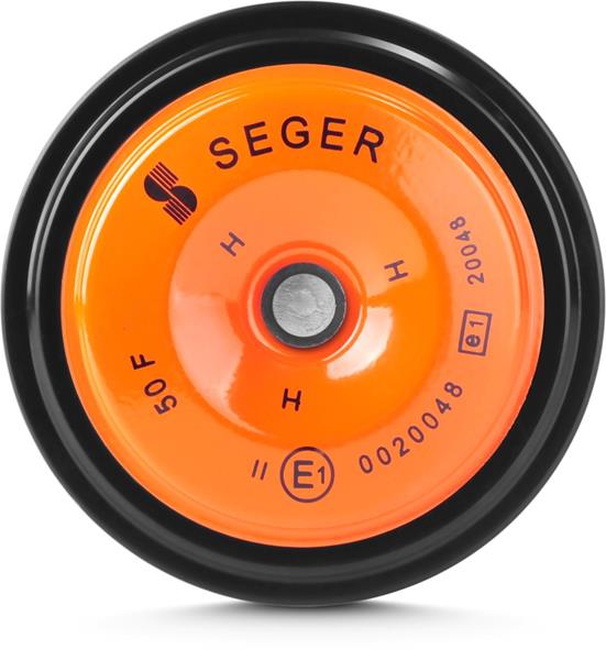 SEGER 50FI2400002 | 24V Di-Dit Korna Küçük Kafa İnce Ses 435 Hz Turuncu