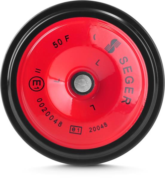 SEGER 50FK2400002 | 24V Di-Dit Korna Küçük Kafa Kalın Ses 335 Hz Kırmızı