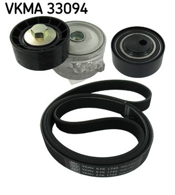 SKF VKMA33094 | Alternatör Gergi Kiti 6Pk1740 Peugeot P206-P406-Partner-Expert-Citroen Berlingo-Jumpy-Xsara 2.0 Hd I-Scudo 2.0 JTD 00-06