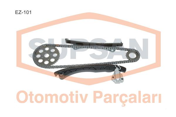 SUPSAN EZ-101 | Eksantrik Zincir Takımı Fiorino Egea Doblo Punto Astra H Corsa C Tigra B Bipper Nemo 1.3 JTD/HDI 16V