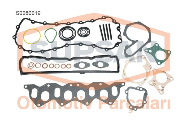SUPSAN S0080019 | Motor Takım Contası Keçesiz Renault Kangoo/Megane/Laguna 1.9D F8Q Yeni Motor