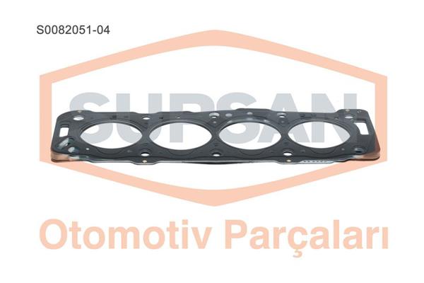 SUPSAN S0082051.04 | Silindir Kapak Contası Mls 4 Centık (Peugeot: Partner 1.9D Dw8)