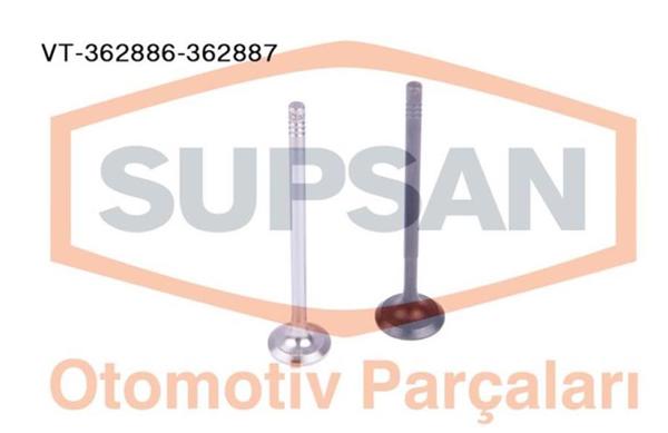 SUPSAN 362886-362887 | Tv.362886.362887 / Subap Tk Renault Megane III 1.2 16V TCE (H5f400) 16 Subap