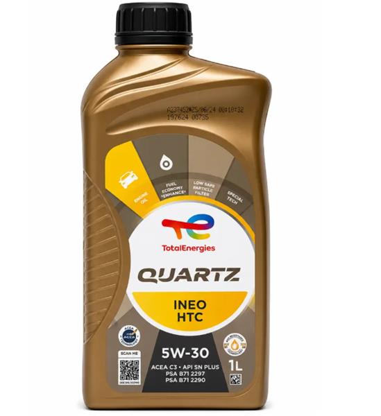TOTAL 229113 *12 | Motor Yagı Quartz Ineo Htc 5W30 12B 1 Litre | 12 Adet