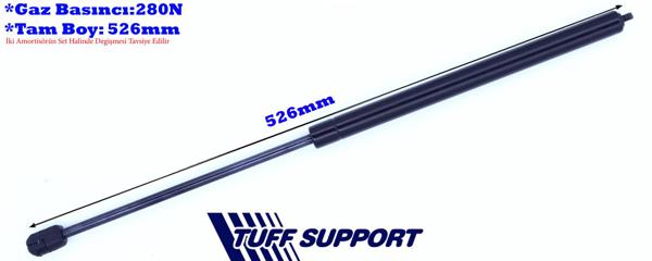 TUFFSUPPORT 612032 | Motor Kaput Amortisörü Mercedes C Class W203 S203 01-10