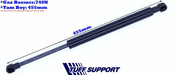 TUFFSUPPORT 613097 | Bagaj Amortisörü Twingo Twıngo 93 >