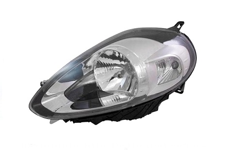 TYC FIA10PU018 | 20-C261-05-2B Far Sağ Fiat Punto Evo 09 > Elk. Motorlu Krom