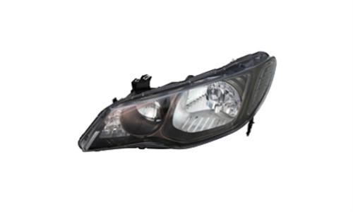TYC HON10CI080 | Ön Far Sol Elektrikli Honda Civic 1.6L R16a2 Fd6 Vtec Sedan 06-11-Bronz 20-A924-C5-6B