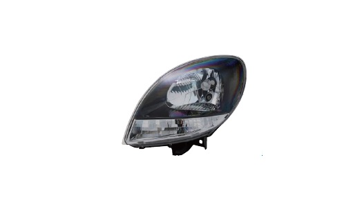 TYC REN10KA025 | 20-A362-G5-2B R.Kangoo Ön Far El.Siyah Beyaz Sin.Lh.07-08