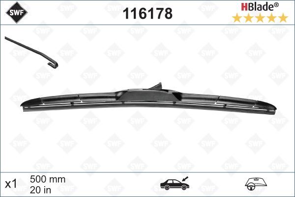VALEO 116178 | Swf Hıbrıd (X1) (500 mm) Kia Sorento II, Dıscove