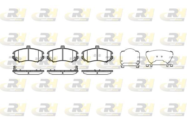 ROADHOUSE 21194.02 | Fren Balatası Hy Pony-Exel 89 95-S Coupe 91 9 Xx