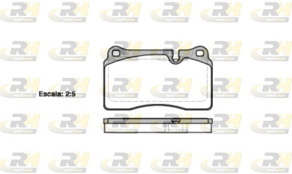 ROADHOUSE 21200.10 | Fren Balatası Range Rover III Lm 03 02-Xx