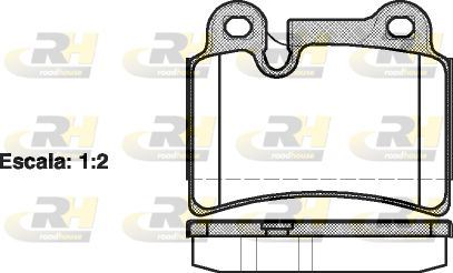 ROADHOUSE 21240.00 | Fren Balatası Touareg 7La. 7L6. 7L7 10 02-Xx
