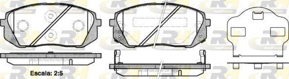 ROADHOUSE 21302.02 | Fren Balatası Hyundai İx35 İx40 Kia Sportage 2 2008 / 2015