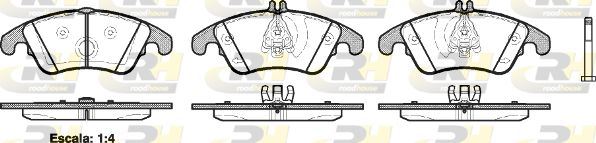 ROADHOUSE 21304.00 | Fren Balatası C Class W204 S204 01 07 -