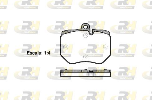 ROADHOUSE 21400.00 | Fren Balatası A6 Berlina Avant 4F2 4F5 05 04 -