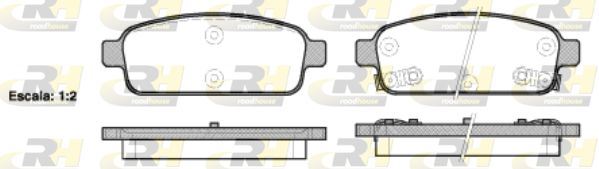 ROADHOUSE 21432.02 | Fren Balatası Cruze J300 05 09 -