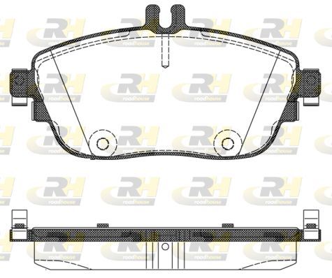 ROADHOUSE 21485.08 | Fren Balatası Ön Mercedes A Seri-B Seri- CLA-Gla W176-246-156-117 (Sport Paket) 2012 >