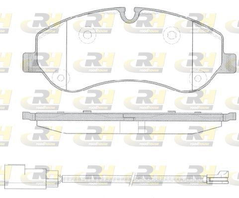 ROADHOUSE 21520.02 | Fren Balatası Transit Tourneo Custom 12 12 -