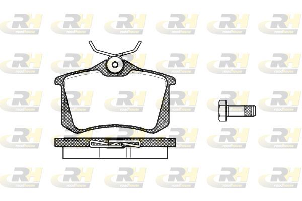 ROADHOUSE 2263.10 | Fren Balatası Arka Vag Golf3-Golf4-Golf5-Jetta-Passat-A3-Toledo-Octavia