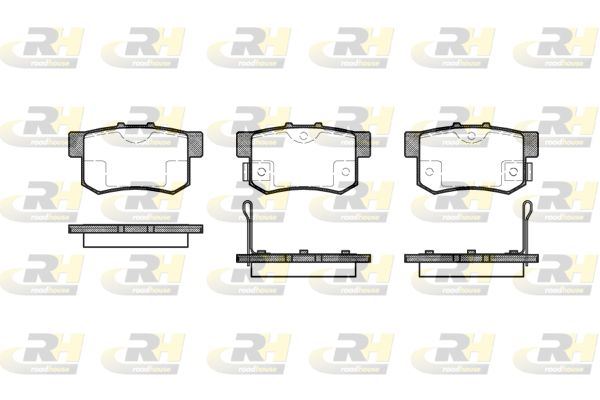 ROADHOUSE 2325.02 | Fren Balatası Accord V Cc7 Ce Cd7. Cd9 03 93 -
