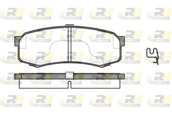 ROADHOUSE 2413.04 | Fren Balatası Montero IV V80. V90 02 07 -