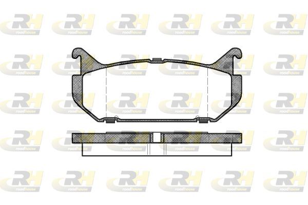 ROADHOUSE 2416.00 | Fren Balatası Probe II Ecp 10 93-03 98