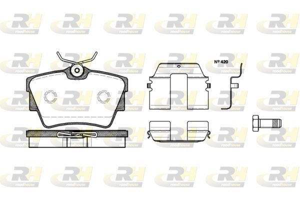 ROADHOUSE 2591.20 | Fren Balatası Transporter T4 70Xb. 70Xc. 7Db. 7Dw