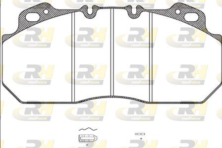 ROADHOUSE 2622.00 | Fren Balatası Ön Renault Magnum Premıum