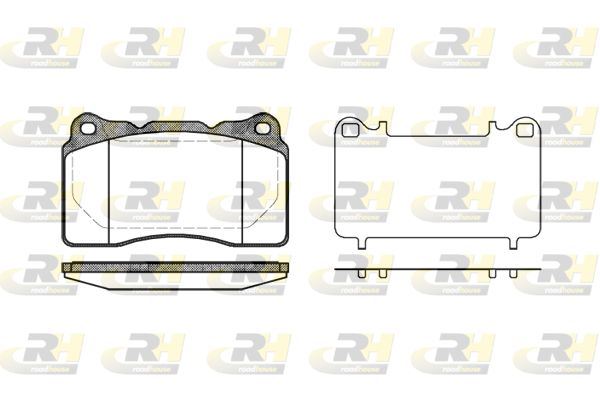 ROADHOUSE 2666.10 | Fren Balatası S60 Sedan 11 00 -