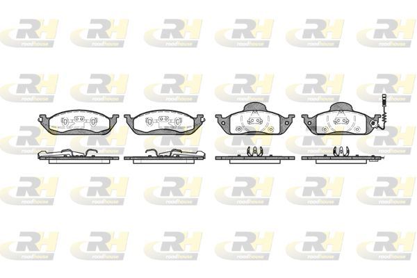 ROADHOUSE 2697.01 | Fren Balatası M-Class W163 02 98-06 05