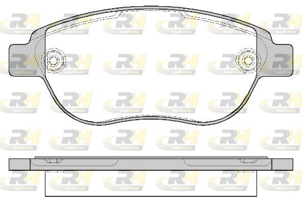 ROADHOUSE 2841.00 | Fren Balatası Berlingo Mf M_ 07 96 > 03 08 Xx