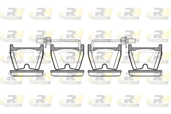 ROADHOUSE 2896.02 | Fren Balatası A4 Berlina 8Ec Avant 8Ed 11 04 -