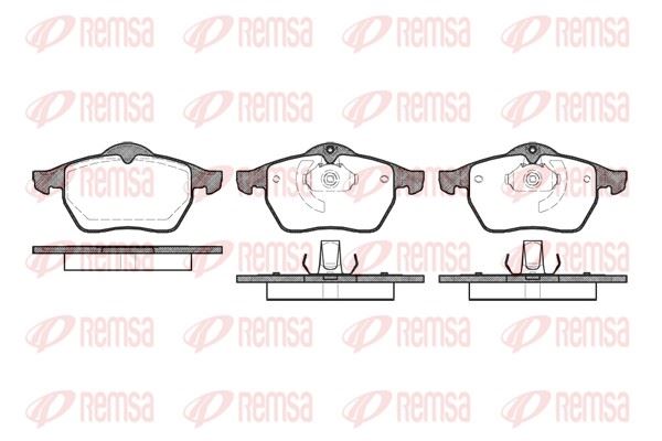 REMSA 0390.10 | Fren Balatası Calıbra A 85_ 06 90-07 97