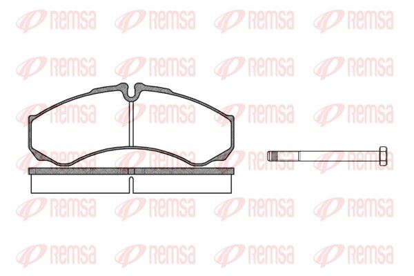 REMSA 0651.00 | Fren Balatası Daily II 05 99-04 06