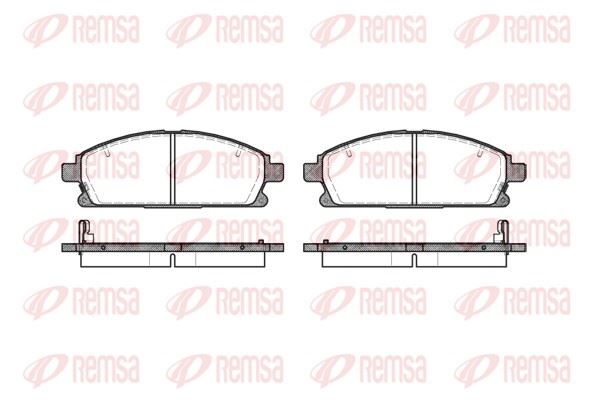 REMSA 0674.12 | Fren Balatası Q45 01 89-12 01