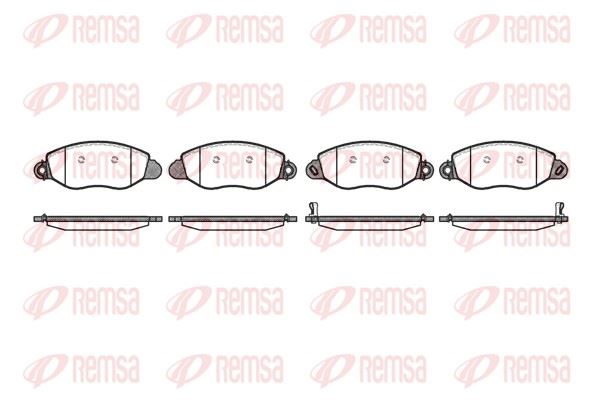REMSA 0772.12 | Fren Balatası Transit F_ _ 04 00 > 06 06