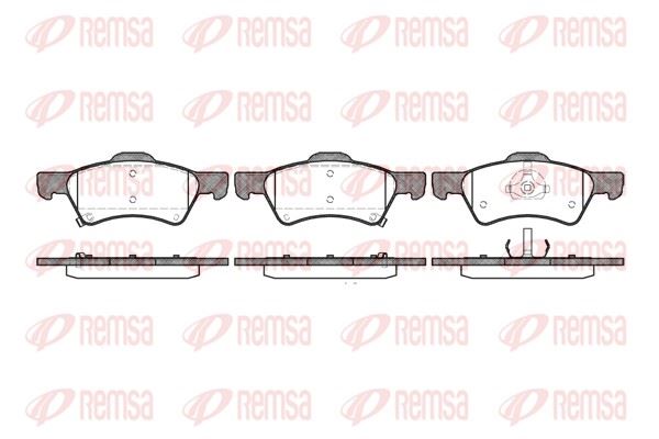 REMSA 0810.02 | Fren Balatası Voyager Grand Voyager III Gs 01 9