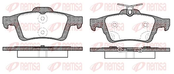 REMSA 0842.70 | Fren Balatası Cmax 02 07 -