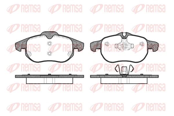 REMSA 0888.00 | Fren Balatası Bls Wagon 04 06 -
