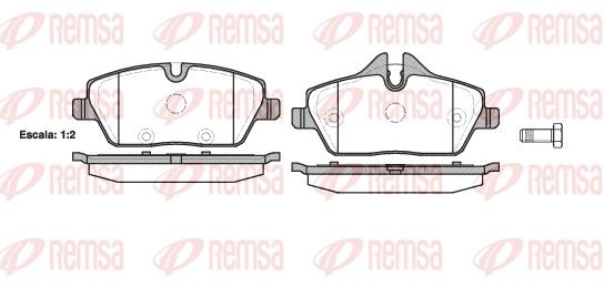 REMSA 1131.10 | Fren Balatası Mini R56 10 06 -