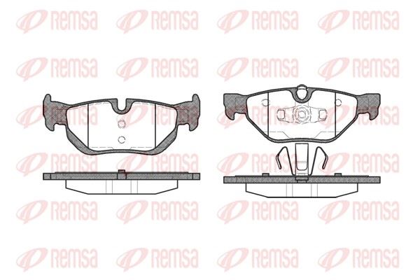 REMSA 1145.00 | Fren Balatası 1 Series E87 E82 E88 09 04 -