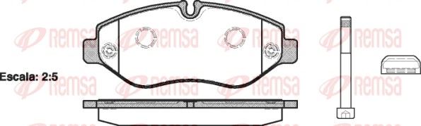 REMSA 1245.10 | Fren Balatası Daily III 05 > 06 -