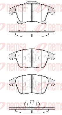 REMSA 1249.20 | Fren Balatası Ford 13 > Xx